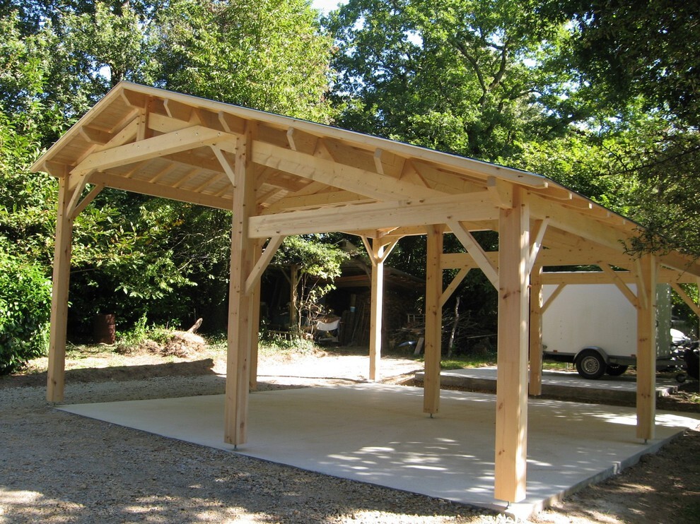 Préau camping-car et voiture 7m x 8m